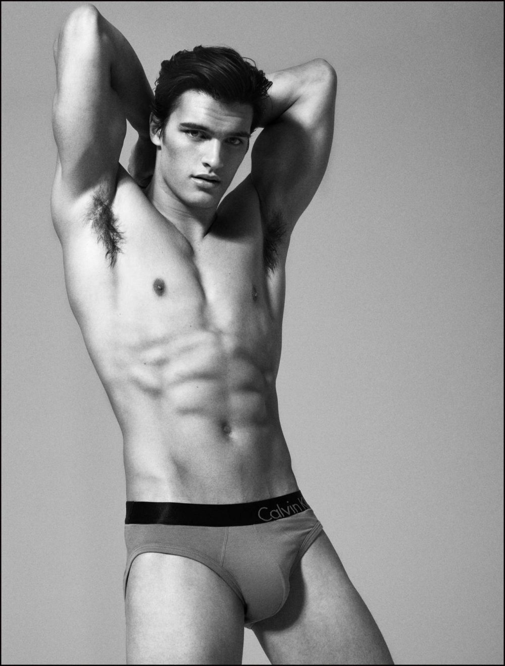 Beautiful half -naked men