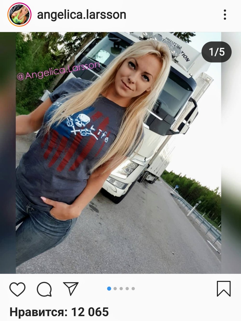 Angelika Larsen trucker