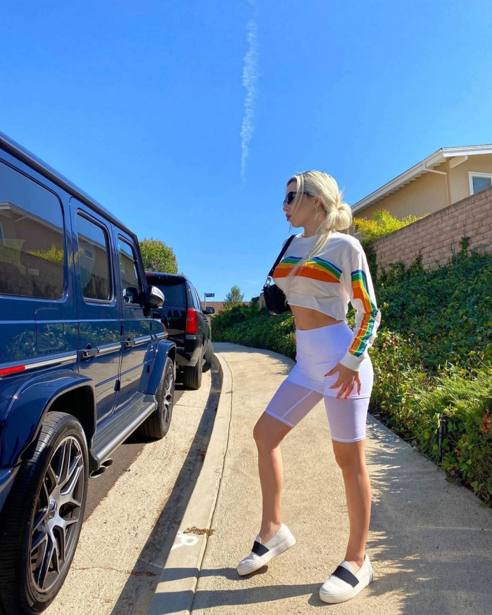 Ava Max in underwear