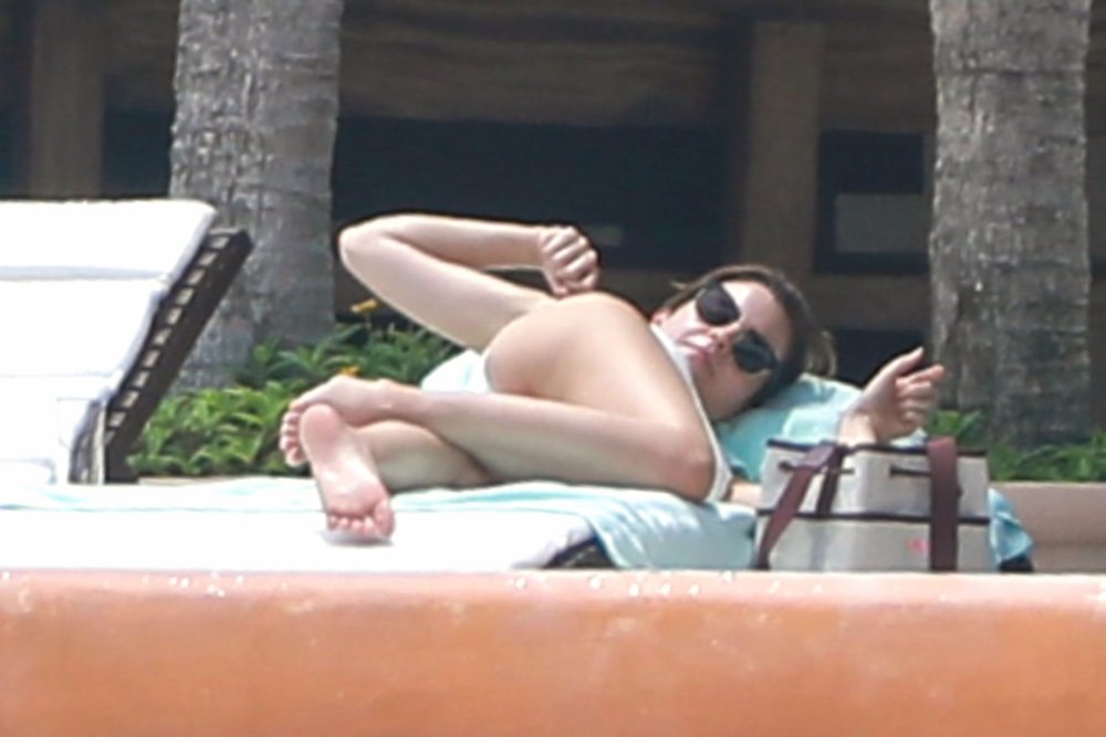 Naked Emma Watson in public