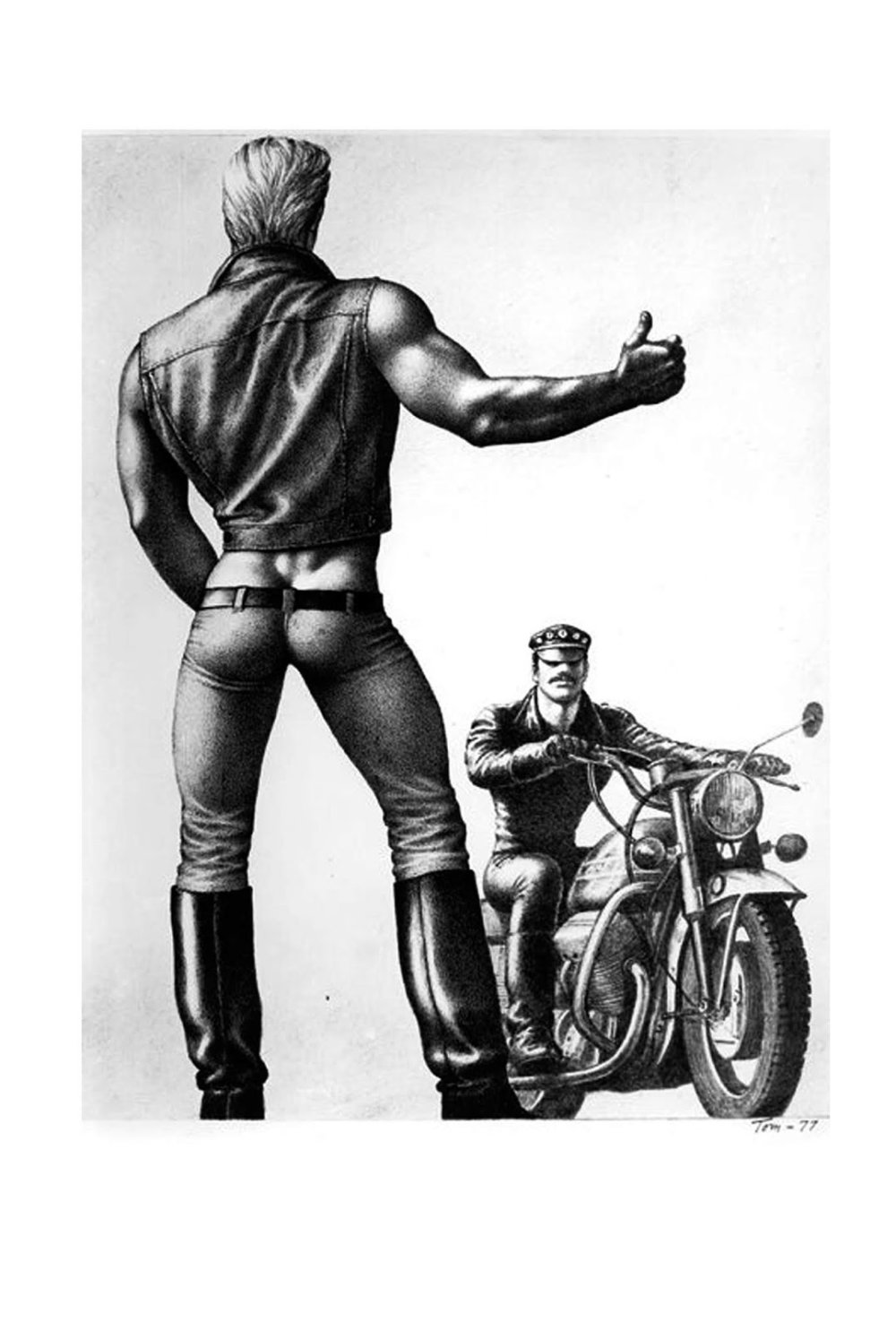 "Dirty drawings" of Tom Op Finland