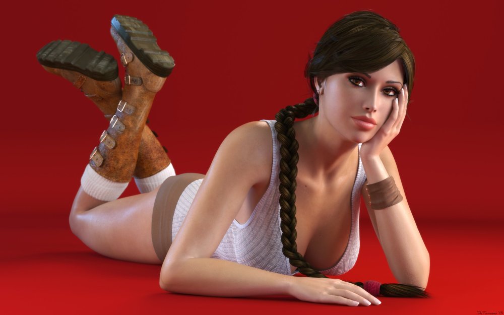 Blacadder Lara Croft 3d Tits