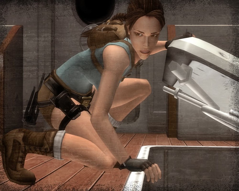 Lara Croft breast Tomb Ryder