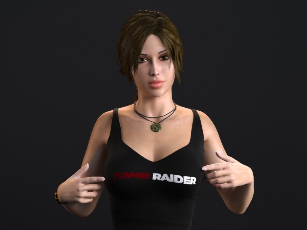 Blacadder Lara Croft 3d Nude