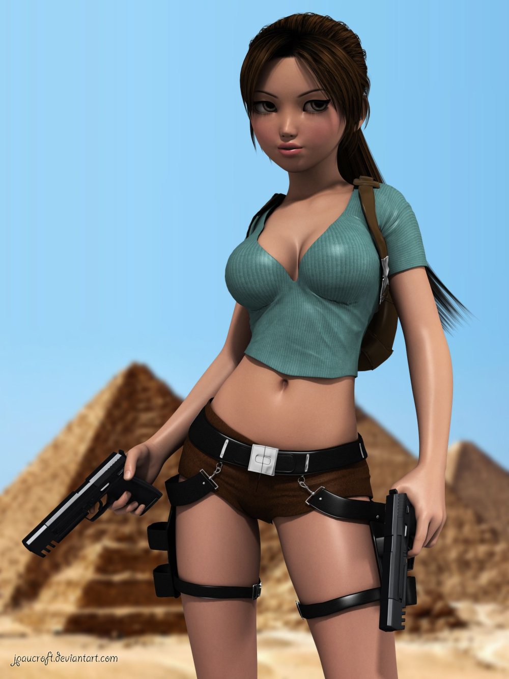Blacadder Lara Croft 3d Sexy