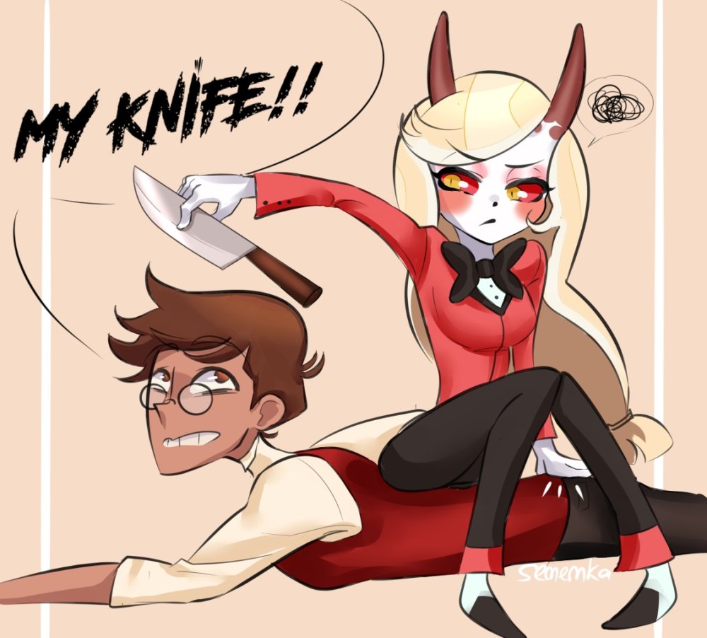Hotel Hazbin Alastor Man and Charlie