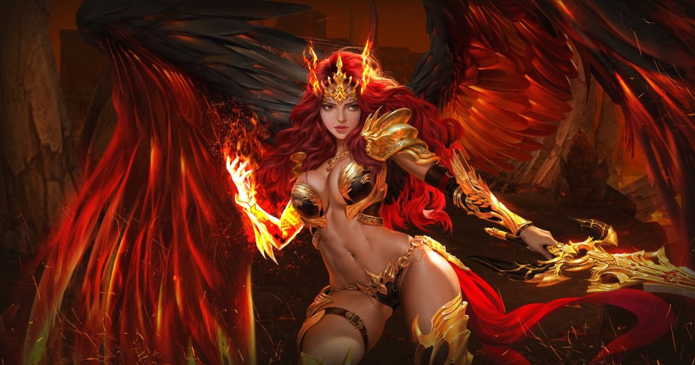 Anime goddess Warrior
