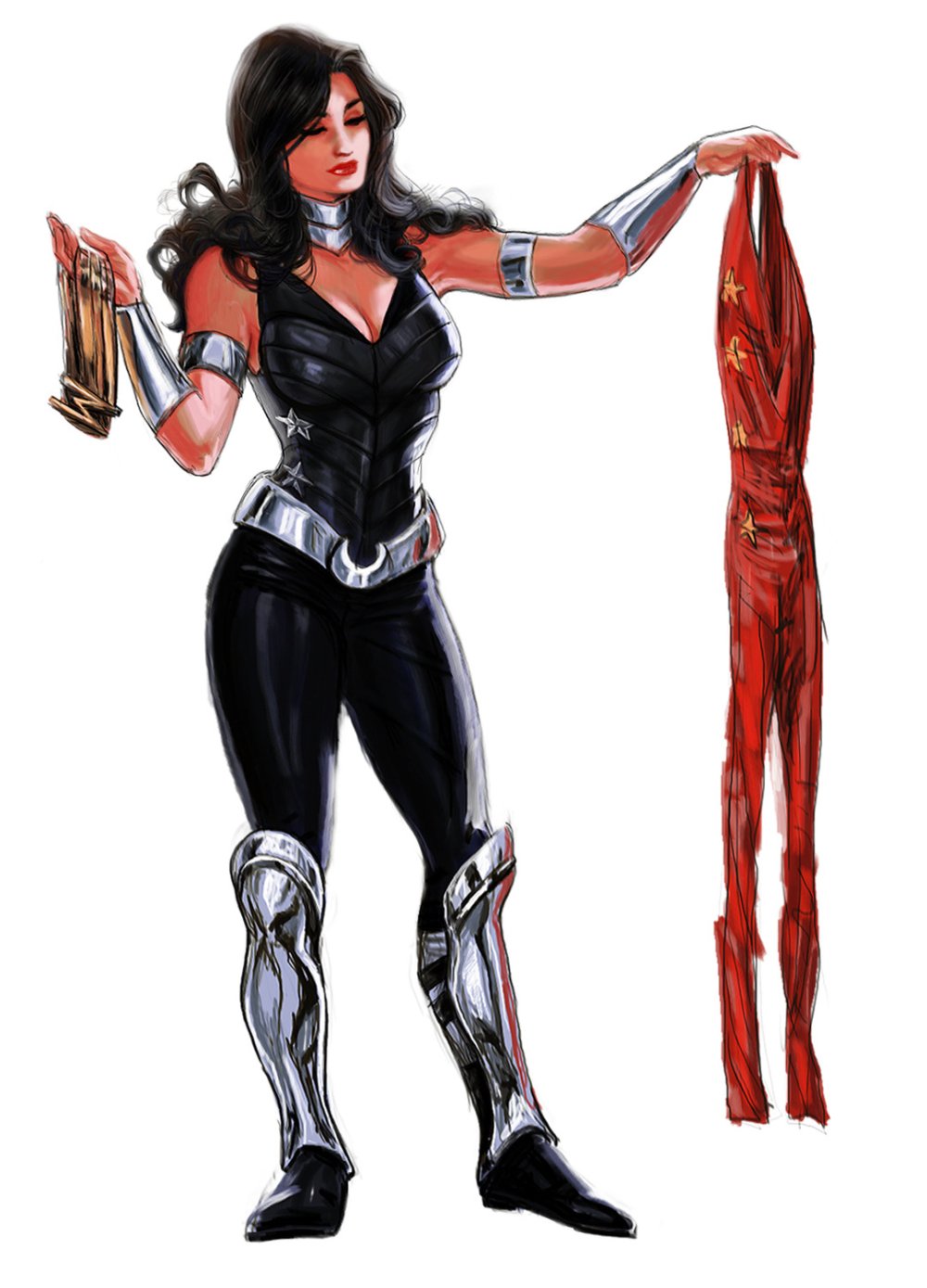 Donna Troy and Conner Kent