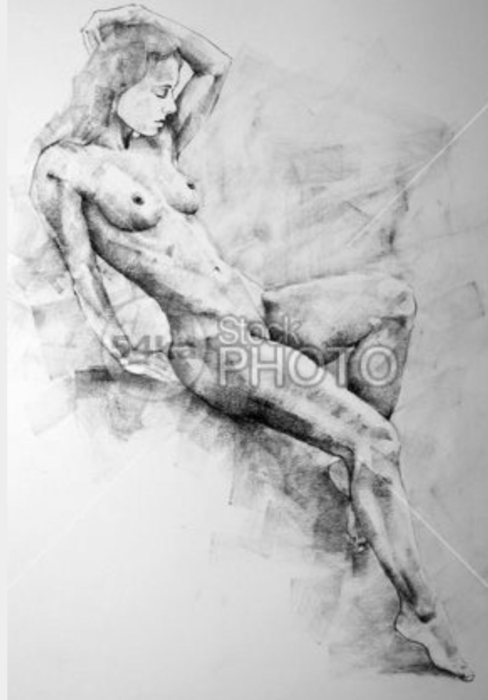 Beautiful drawings of naked women