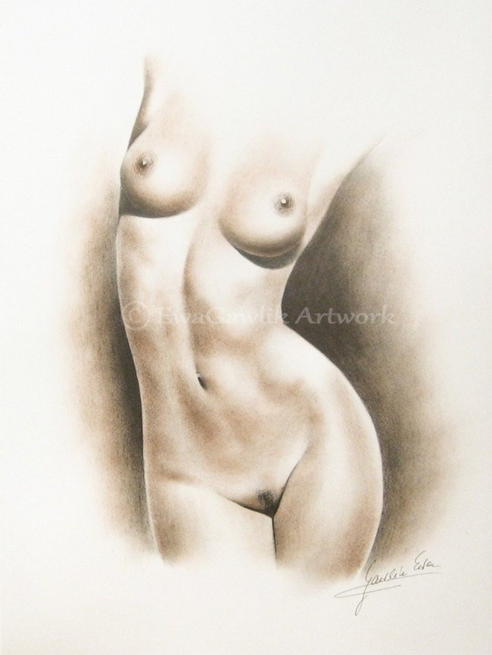 Drawings of naked girls
