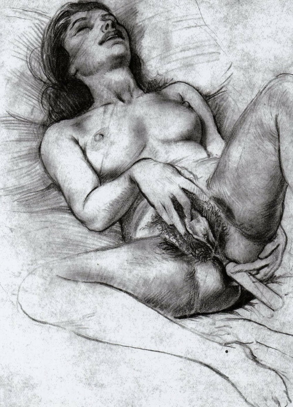Beautiful drawings of naked women spread legs