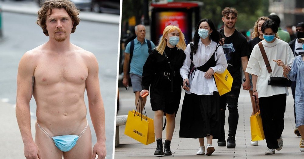 Performance with naked men