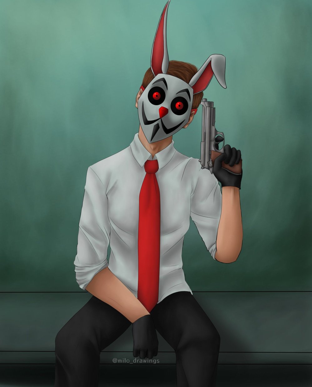 Drawings in the style of indie Kid