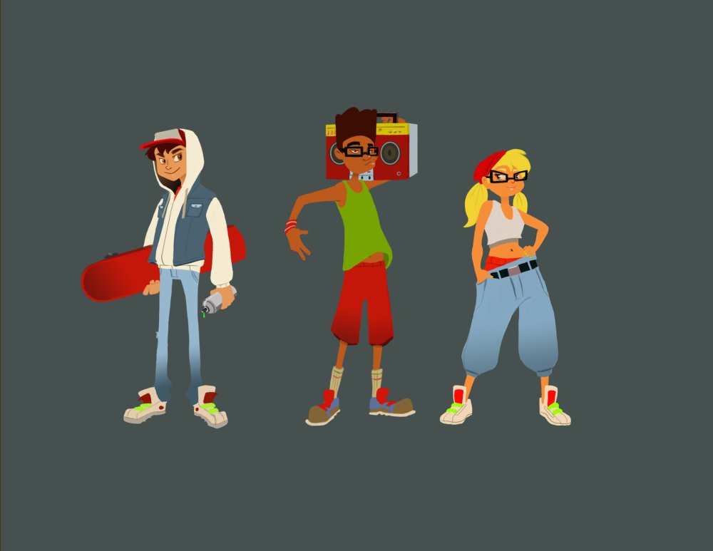 Frank and Jake Subway Surfer