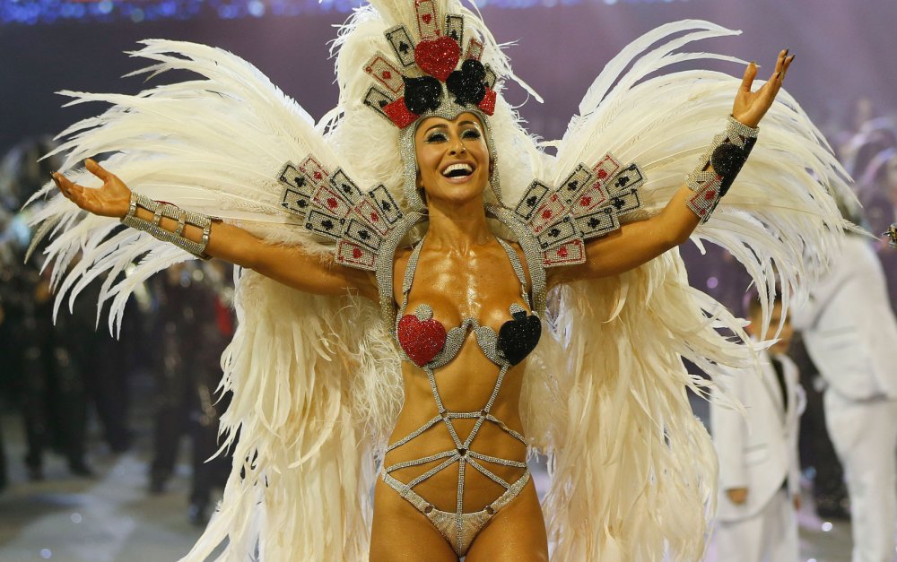 Samba dancers Carnival in Rio