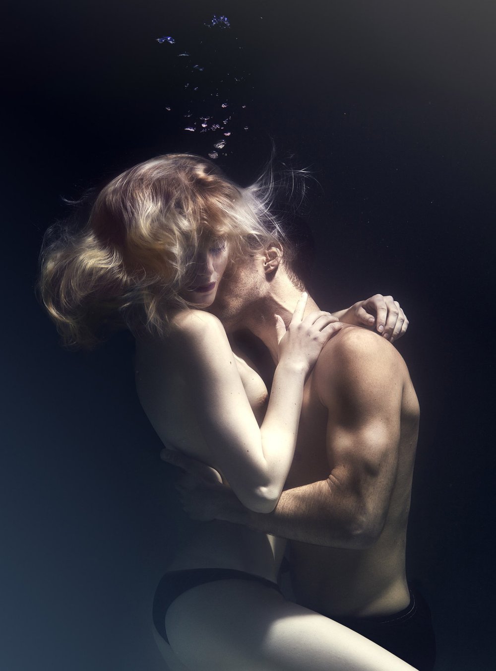 Passionate hugs