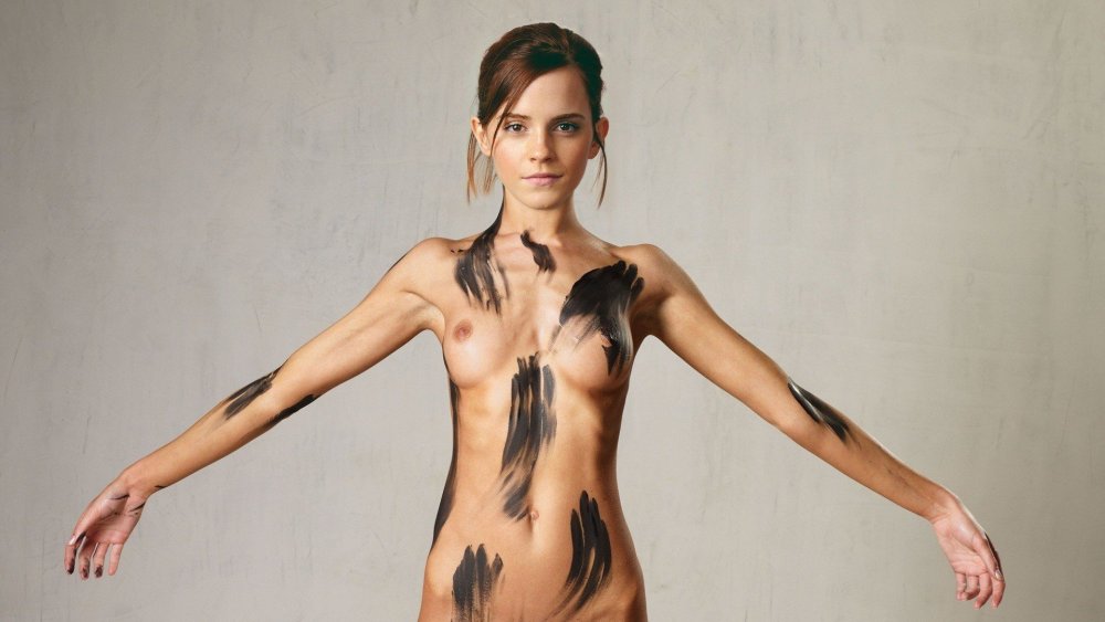 Emma Watson Naked in the bathroom