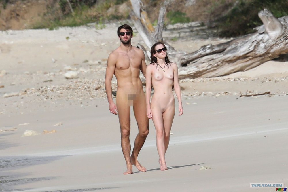 Naked actress Emma Watson