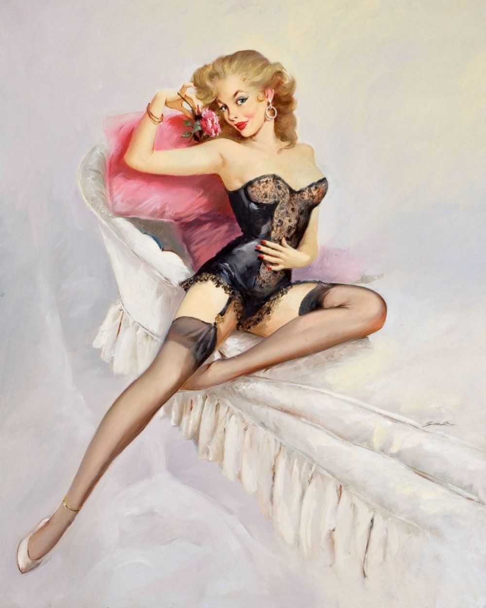 Russian pin-up Irina Davis