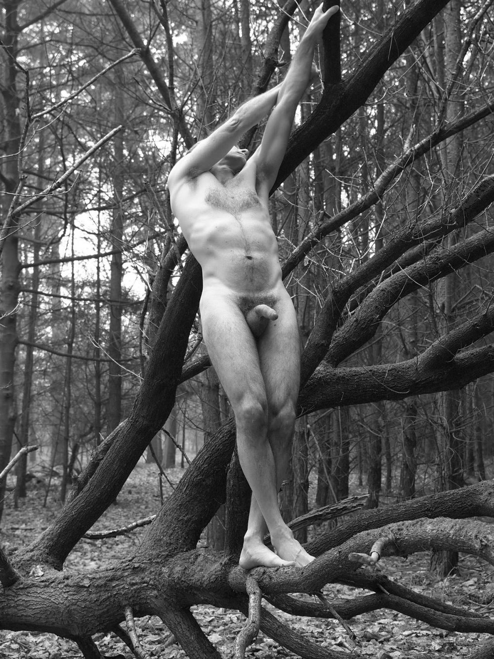 Naked Girls and Boys with Big Balls Hanging
