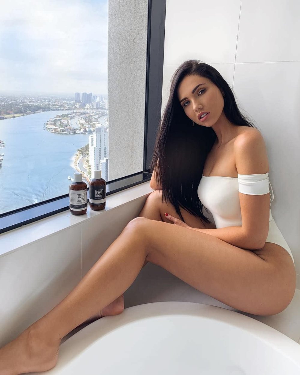 Jessica Garza in underwear