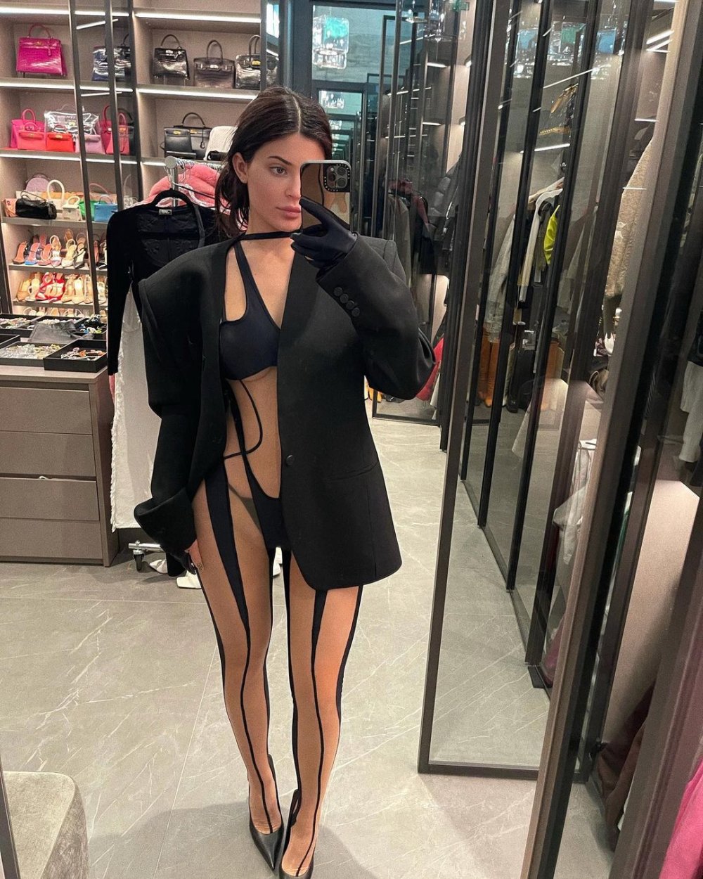 Kylie Jenner Blonde in a bra