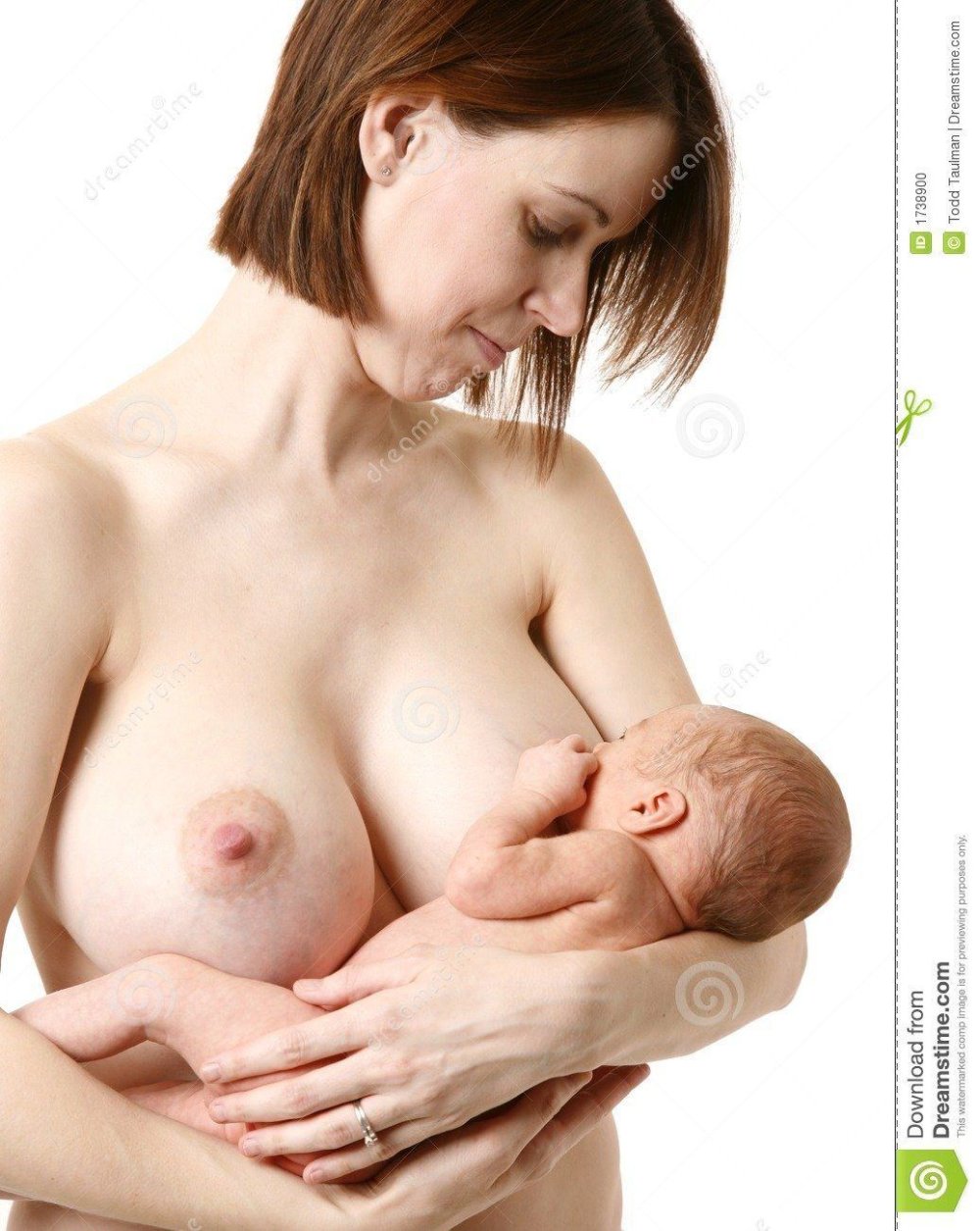 Moms with milk tits