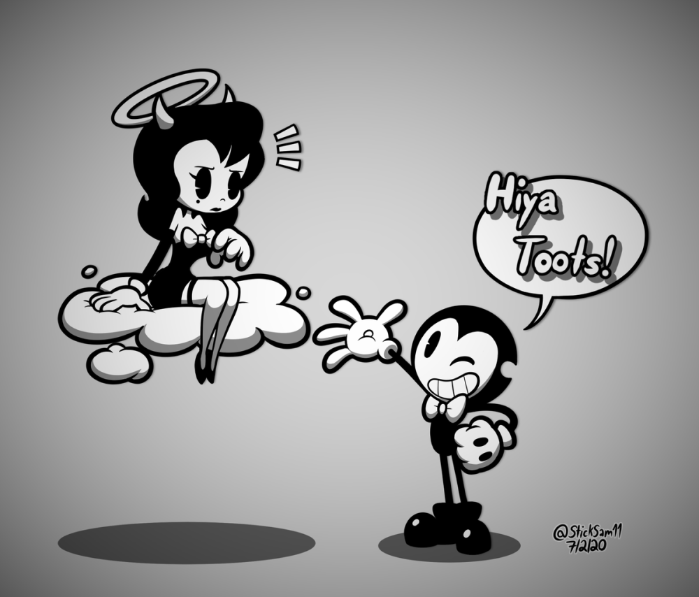 Comic Bendy Smile