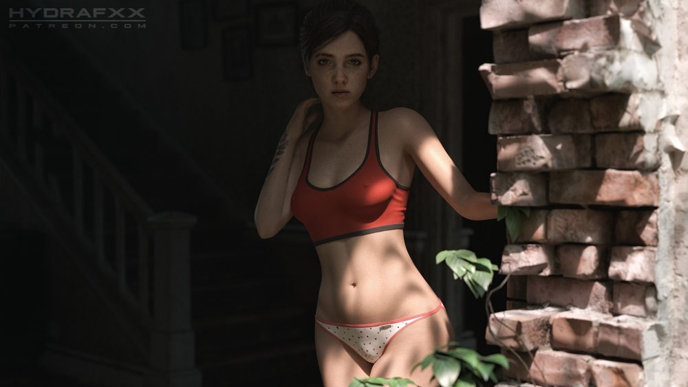 Naked Ellie from The Lost of US 2