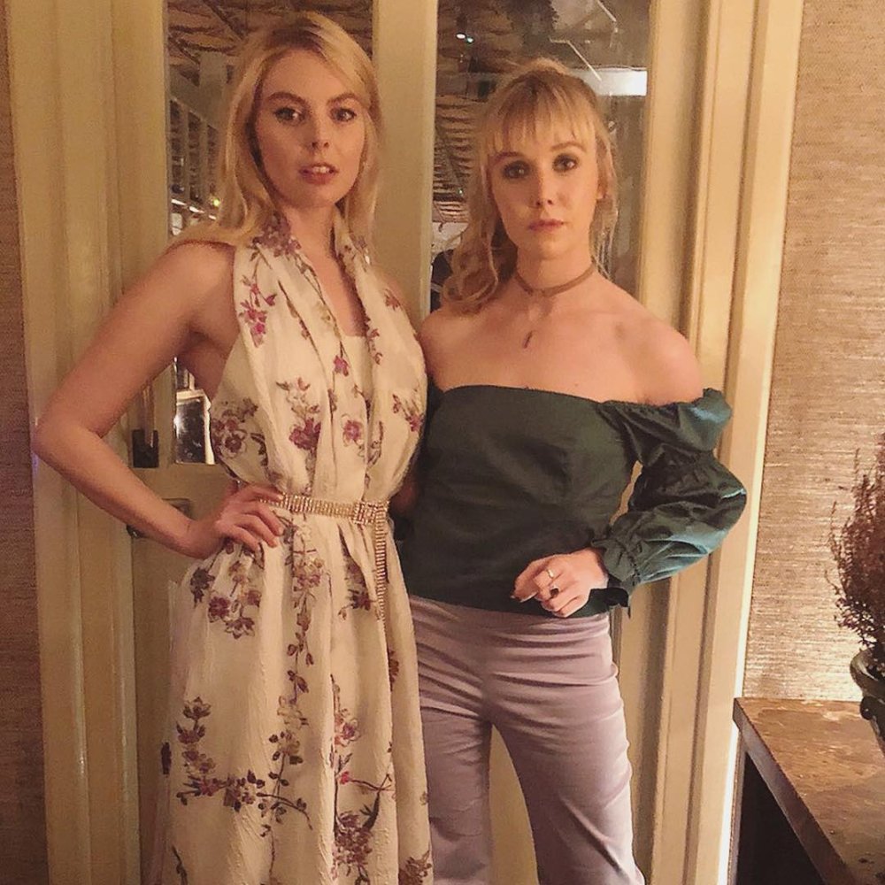 Nell Hudson in linen