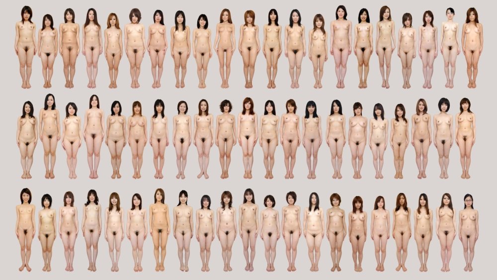 Women's boobs of different sizes