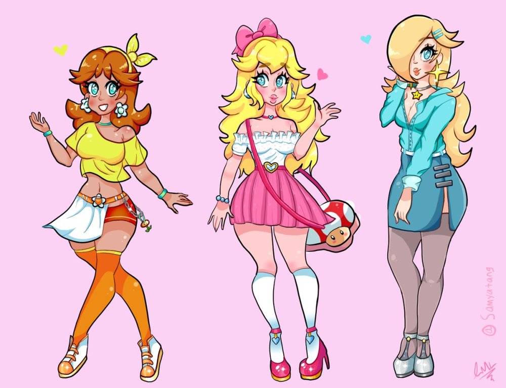 Princess Rosalina in a swimsuit