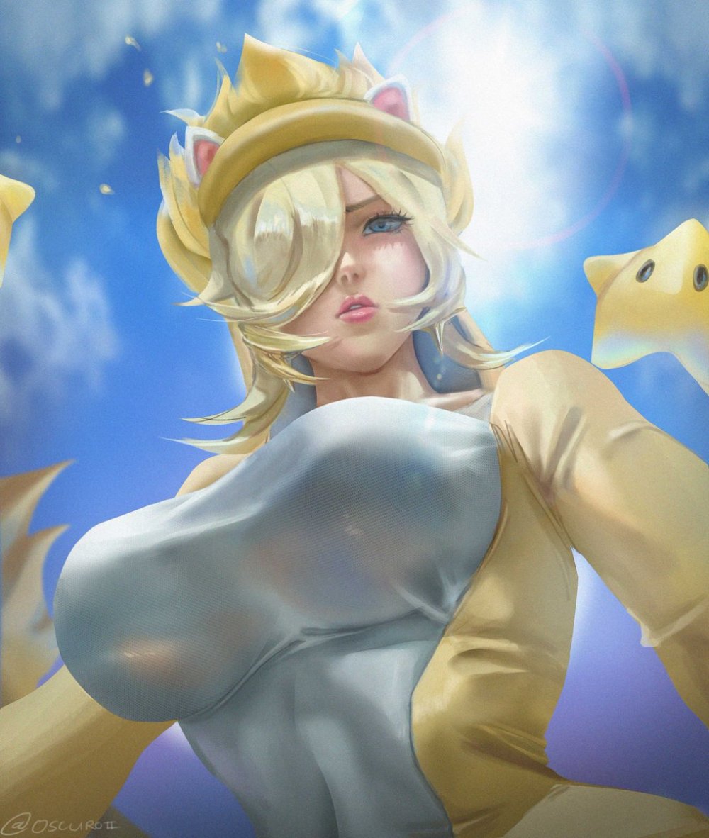 Mario Princess Rosalina in underwear