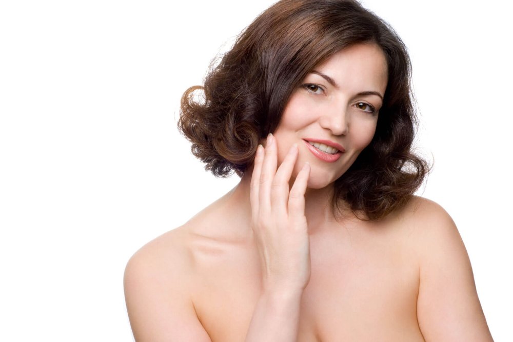 Burned elderly women