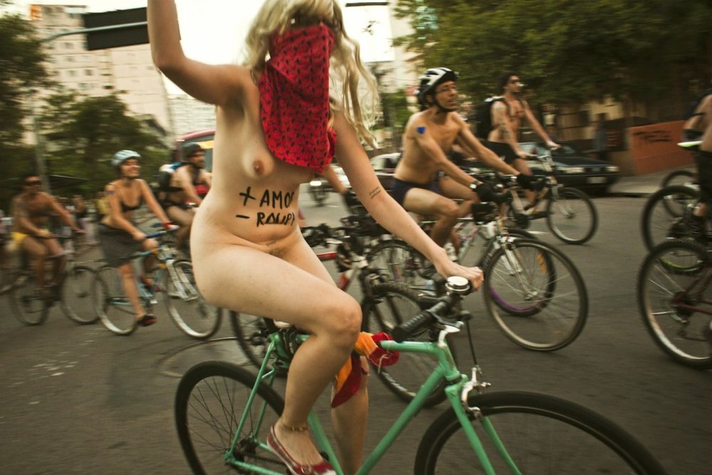 Feminists with naked breasts