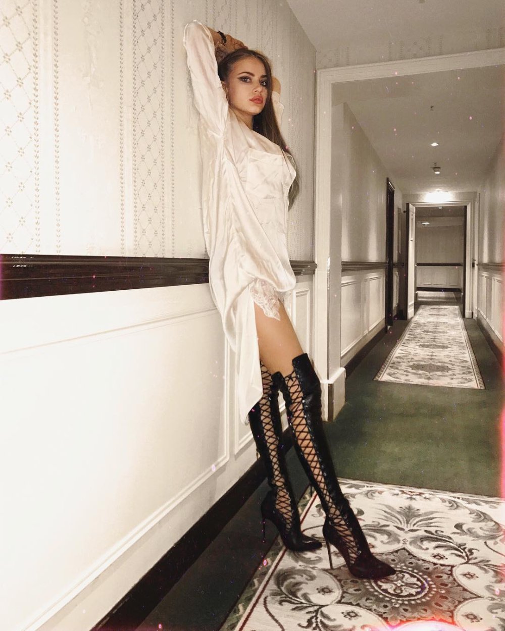 Xenia tchoumitcheva in underwear