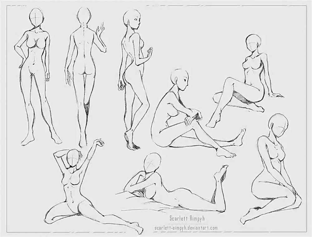 Beautiful poses for drawing