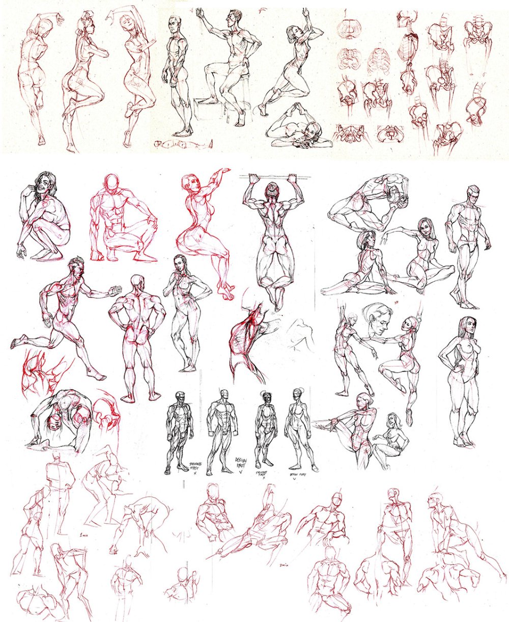 Tutorials female poses