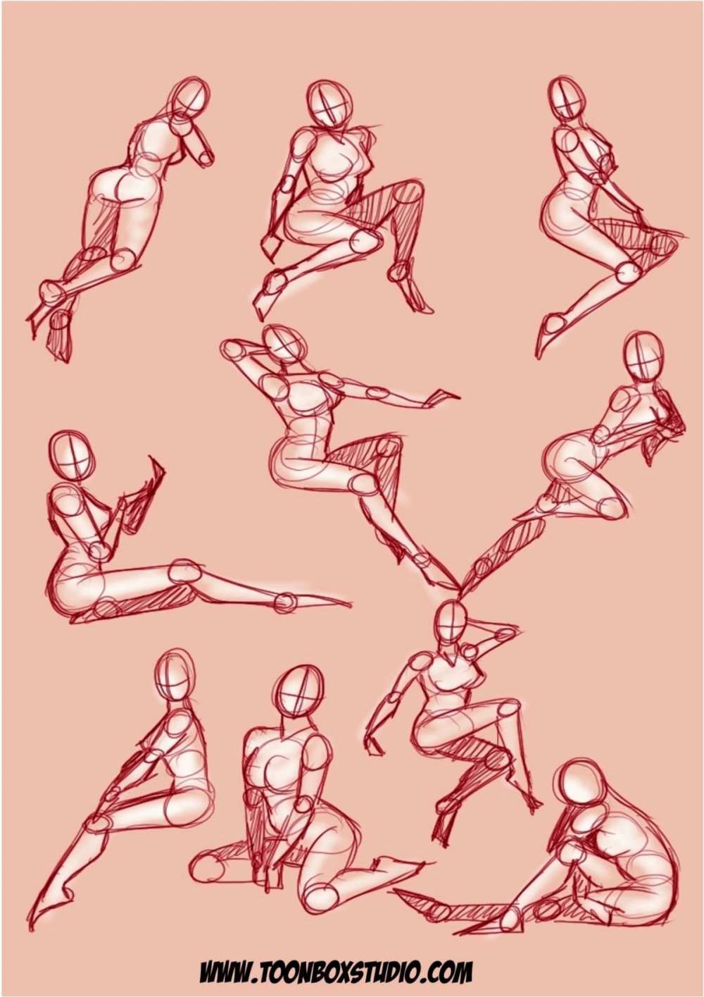 Human figures for drawing