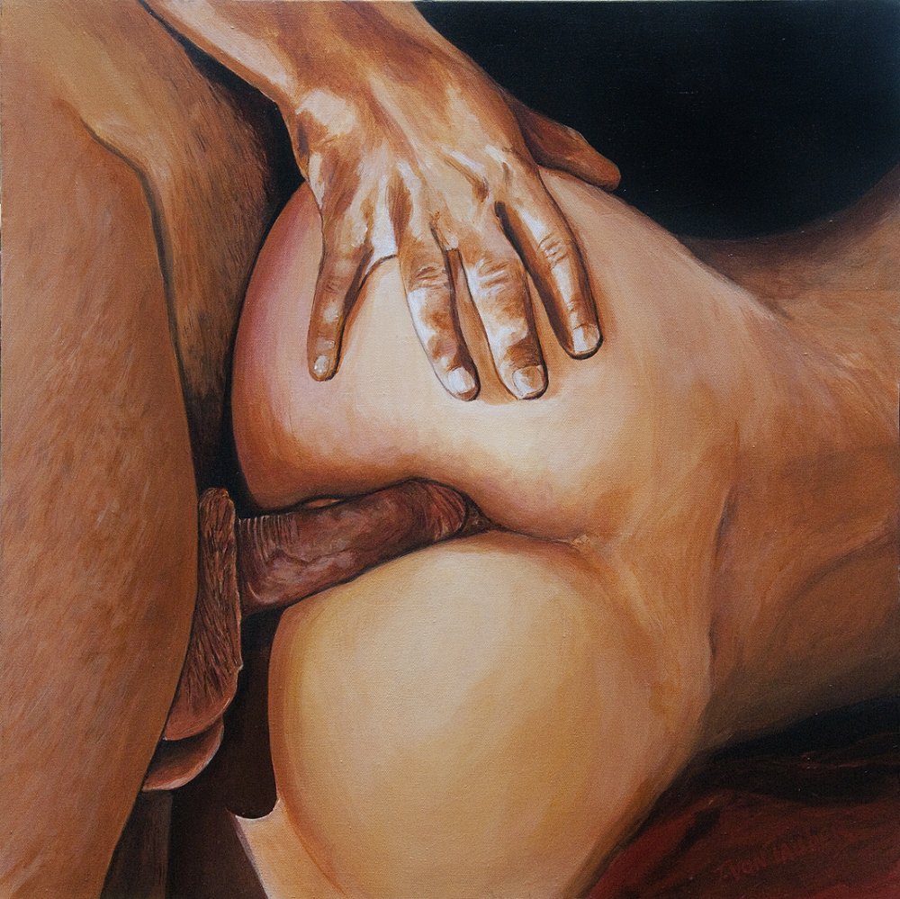 Anus image in painting