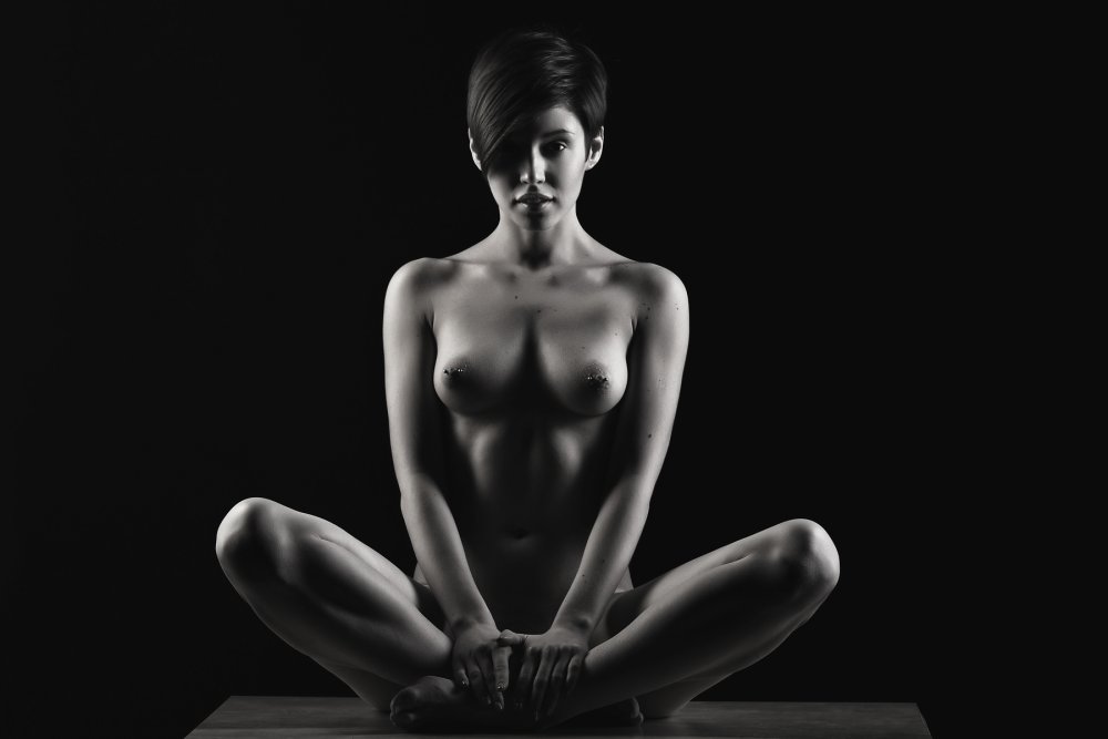 Professional shooting of naked women