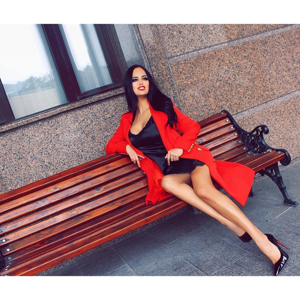 Kuzmina Nita with a man