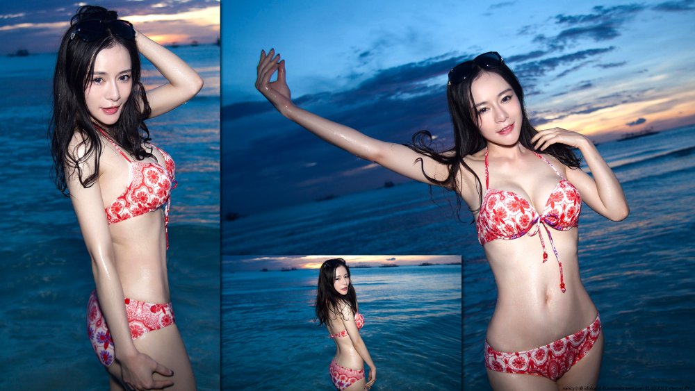 Nancy Jewel in a swimsuit