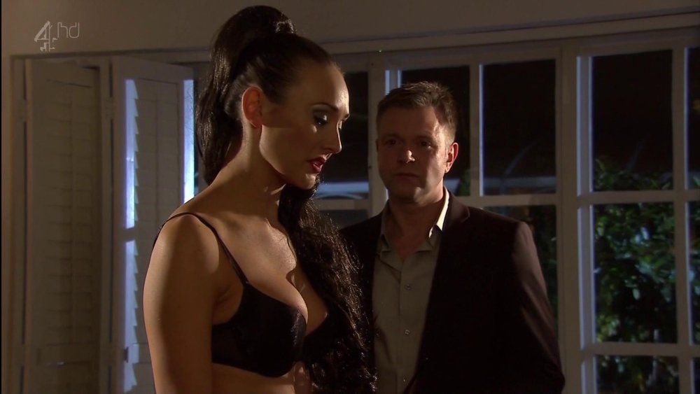 Claire Cooper in underwear