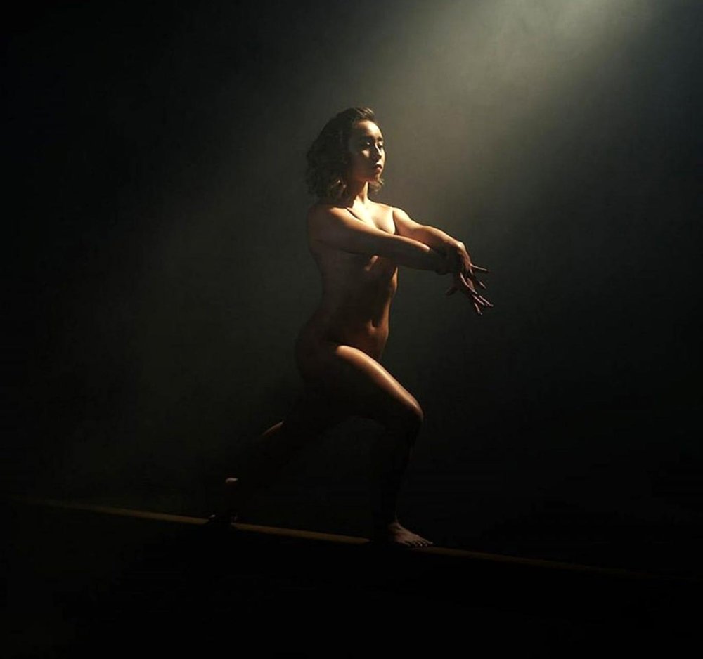 American gymnast Kaitlin Okhashi