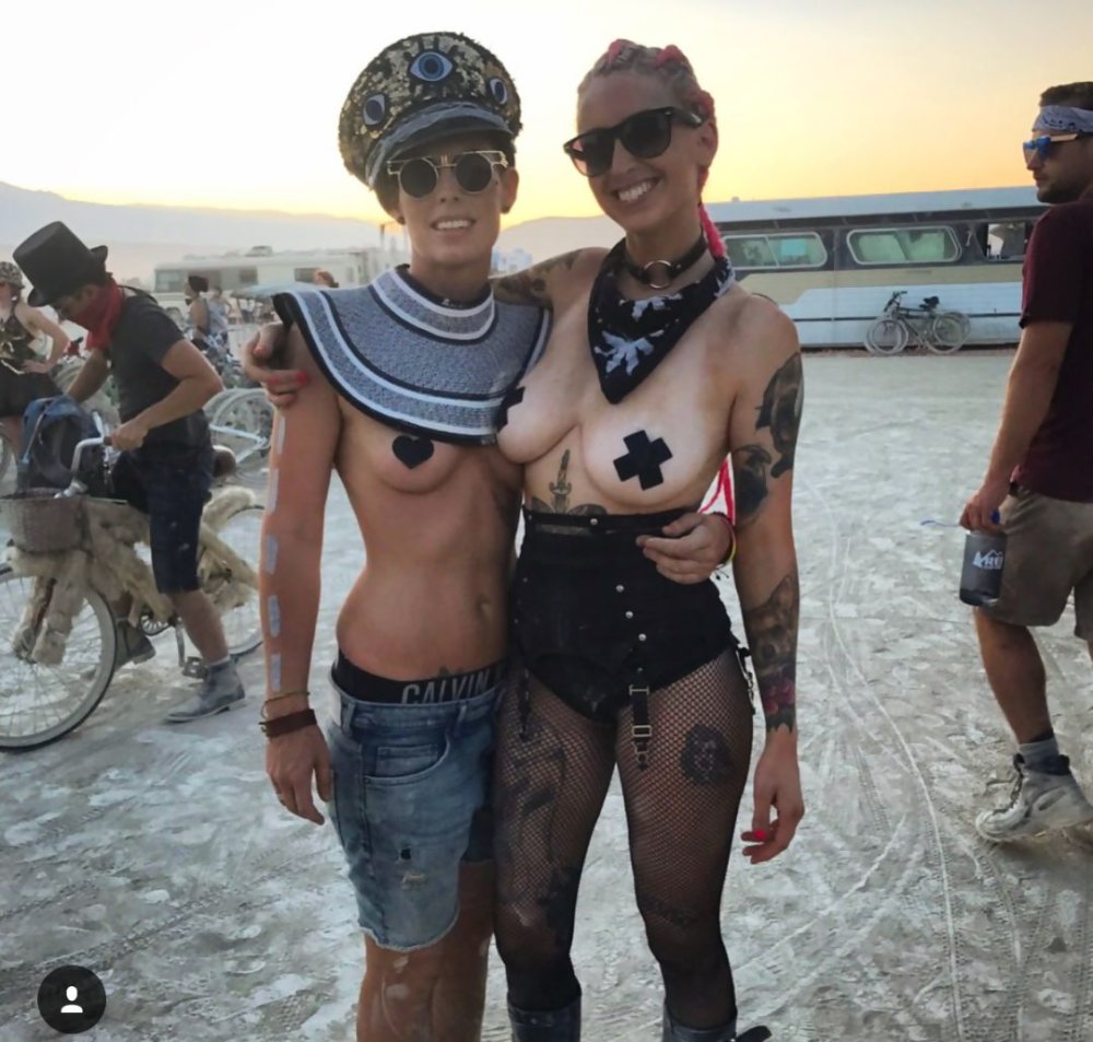 Public expression on the beach