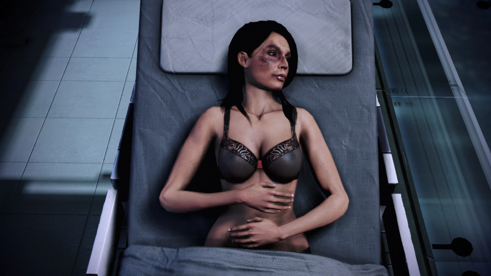 Mass Effect Ashley Williams in underwear