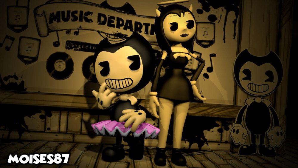 Bendy and Alice Angel Love