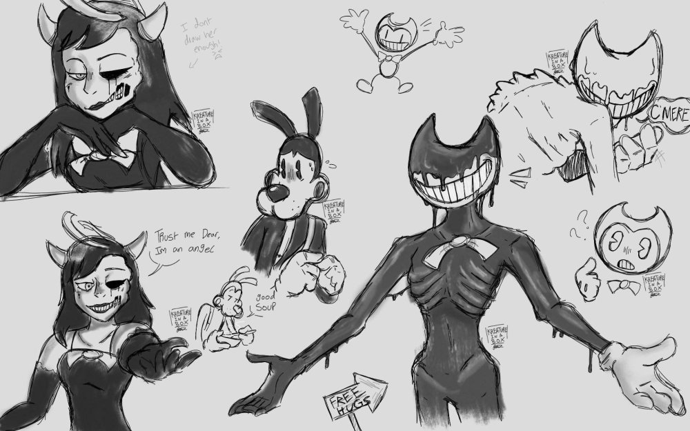 Naked Alice Angel from Bendy