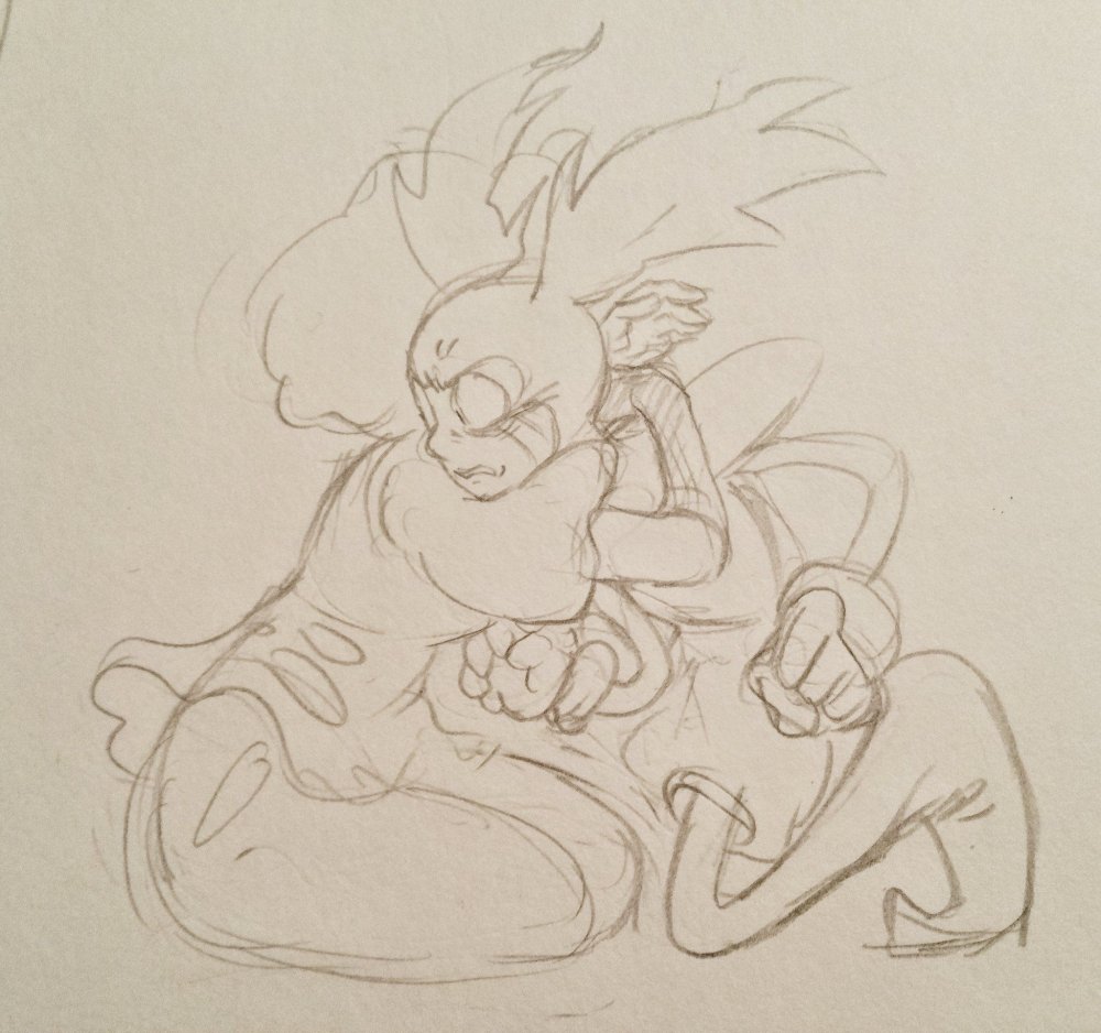 Ink demon and Henry